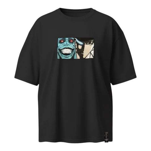 Embroidered Solo Leveling Anime Black t-shirt