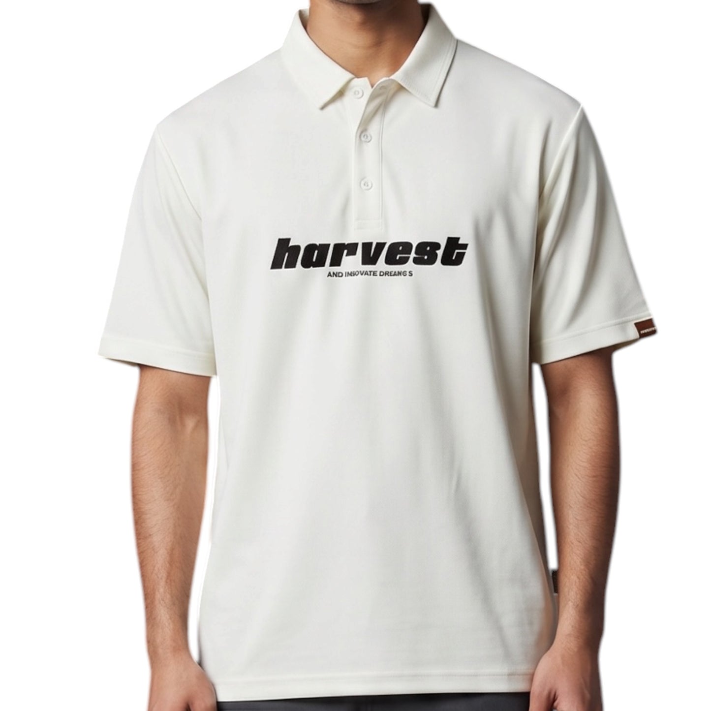 Harvest Season - White Polo Shirt