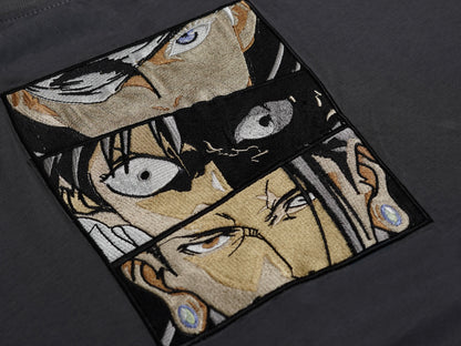 Embroidered Jujutsu Kaisen Anime t-shirt