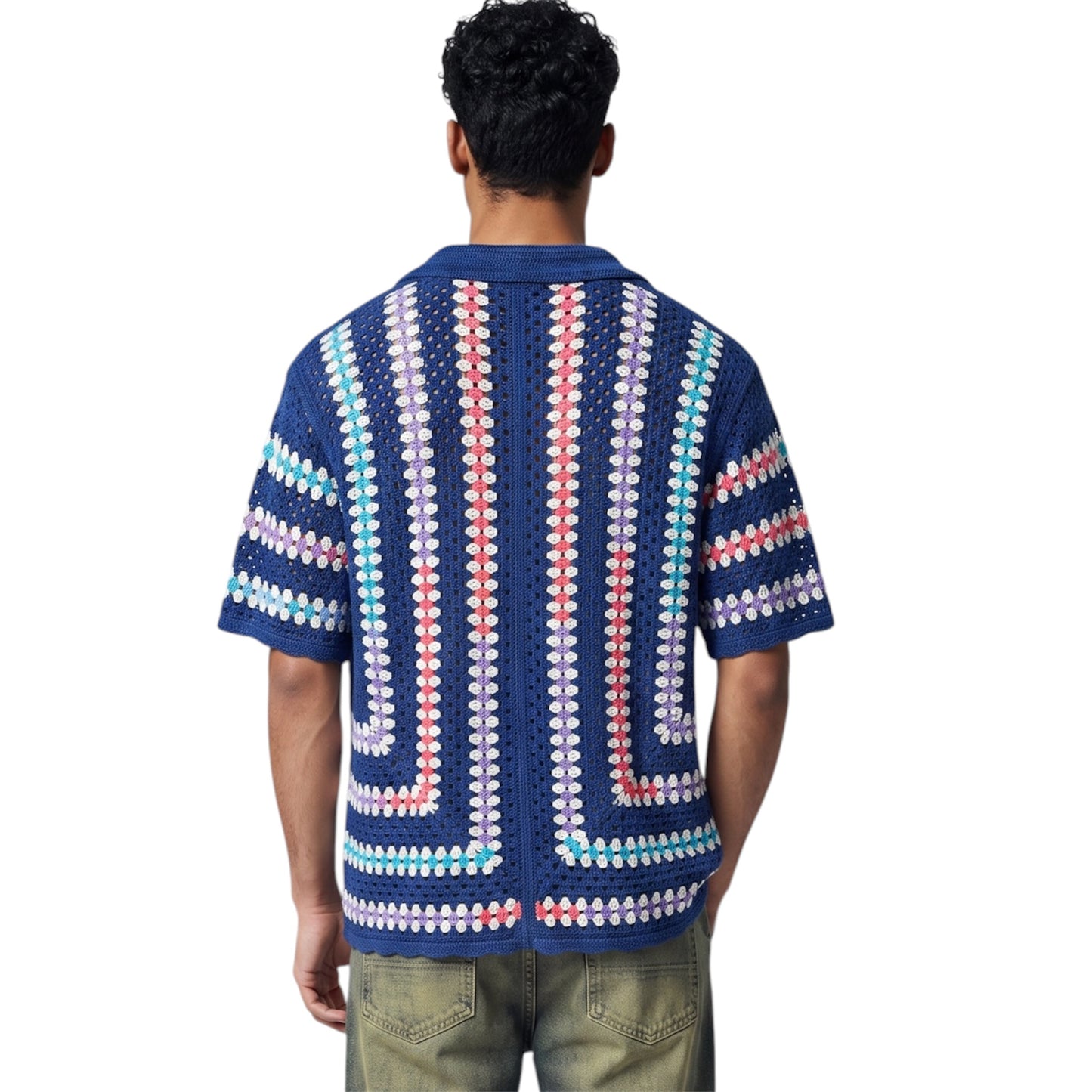 Sea Breeze Crochet Shirt
