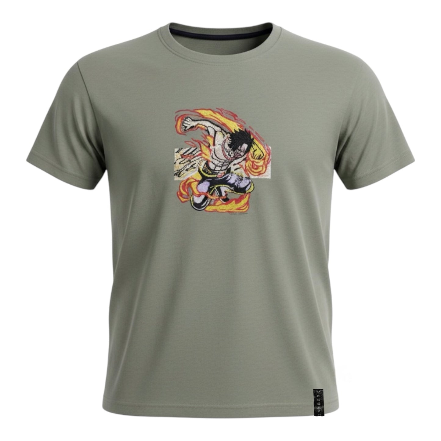 Embroidered One Piece Anime t-shirt