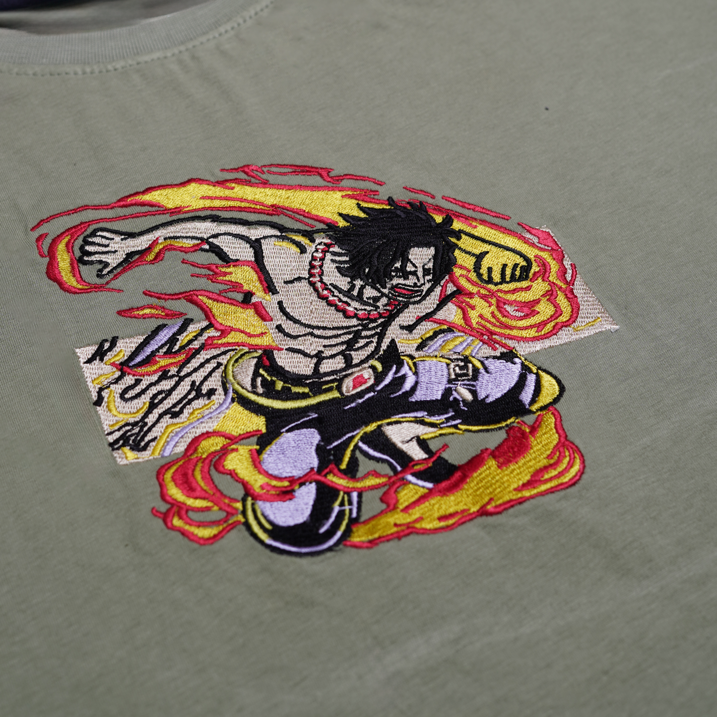 Embroidered One Piece Anime t-shirt