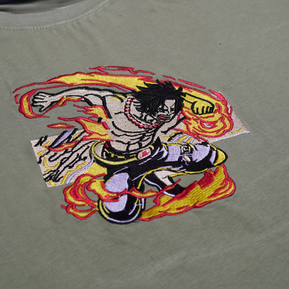 Embroidered One Piece Anime t-shirt