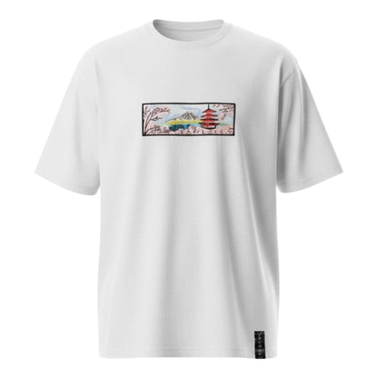 Embroidered Japanese Blossom Anime t-shirt
