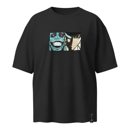 Embroidered Solo Leveling Anime Black t-shirt