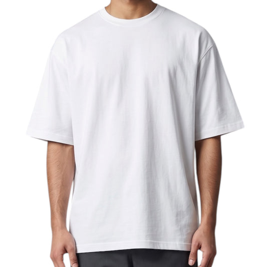 Simple White Oversized Boxy T-Shirt