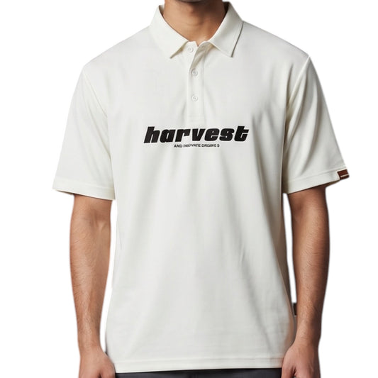 Harvest Season - White Polo Shirt
