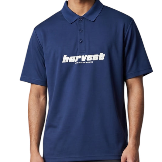 Harvest Season- Blue Polo Shirt