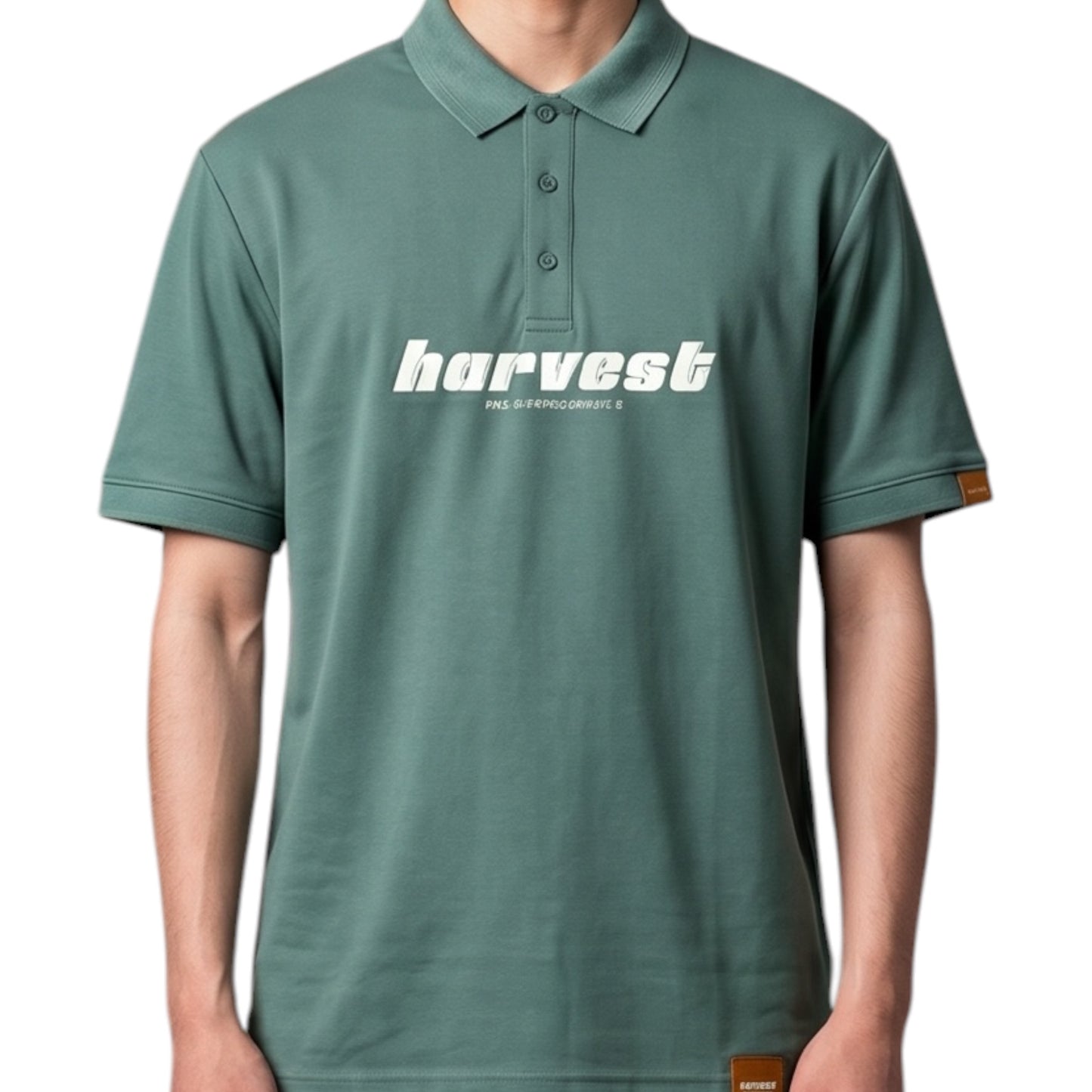 Harvest Season-Green Polo Shirt