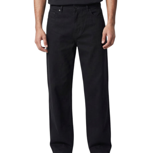 Jet Black Wide Leg Denim