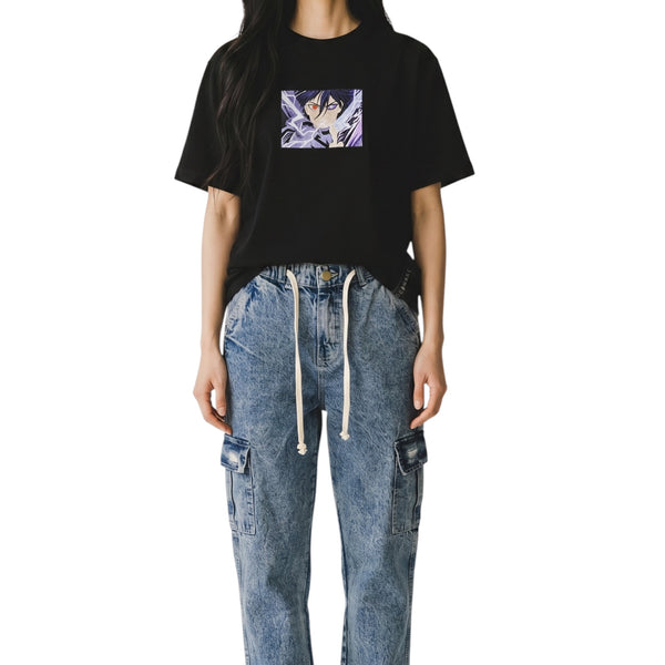 Embroidered Sasuke Uchiha Anime t-shirt
