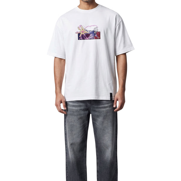 Embroidered Gojo Satoru Anime t-shirt