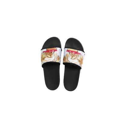Baki Embroidered Slides