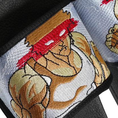 Baki Embroidered Slides